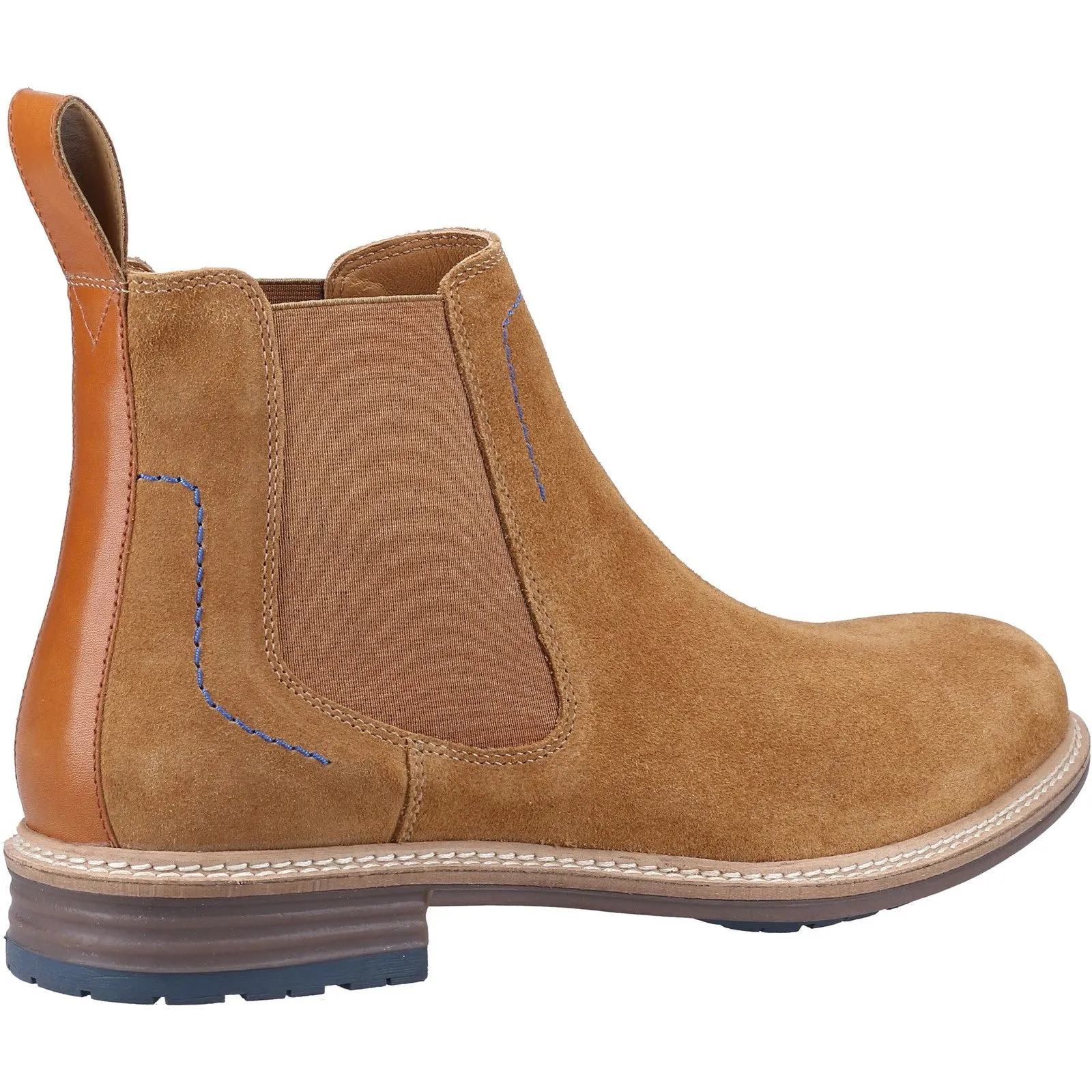 Hush Puppies Mens Justin Suede Chelsea Boot - Tan