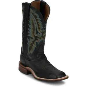 Justin Ladies Shay Jet Black Cowhide Boots BR541