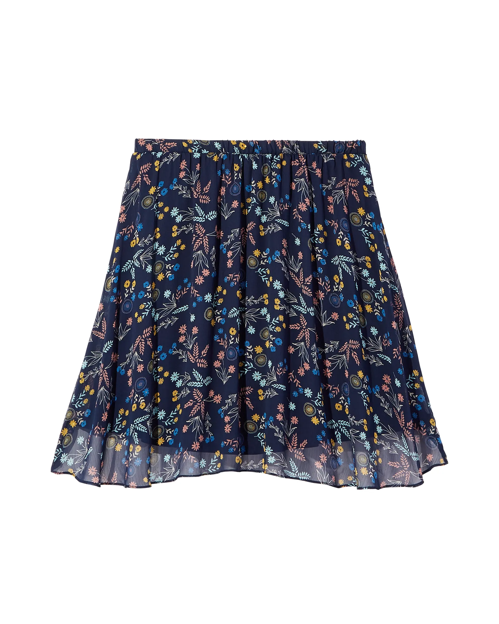 Kasai River Skirt | Navy / Pink