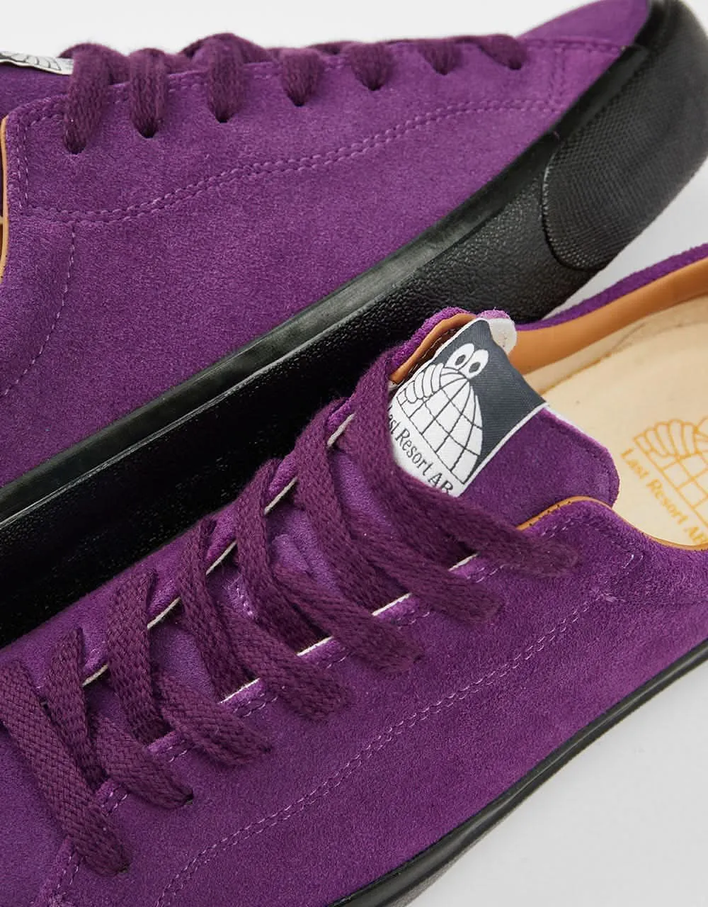 Last Resort AB VM003 Suede Lo Skate Shoes - Plum/Black