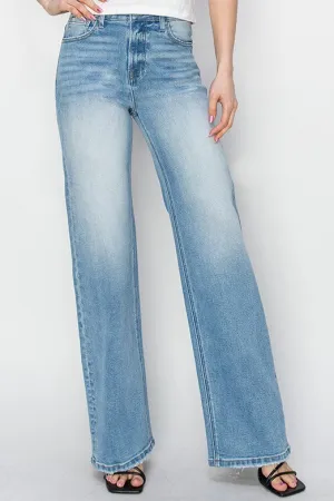 Lela High Rise Straight Jean