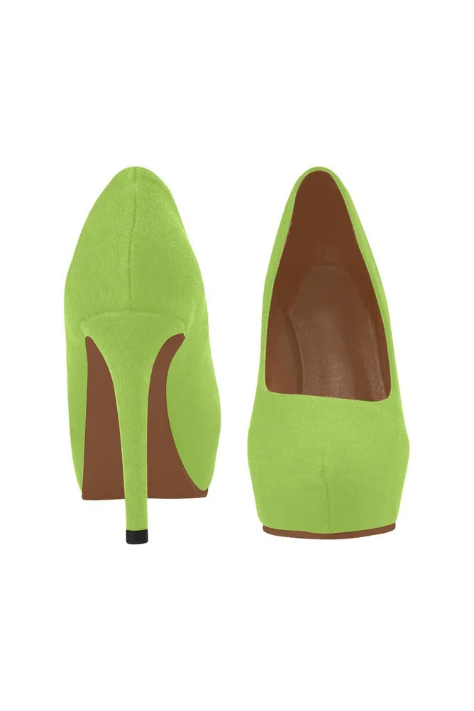 Lime Green Women's High Heels