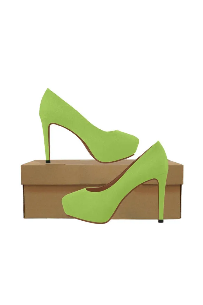 Lime Green Women's High Heels