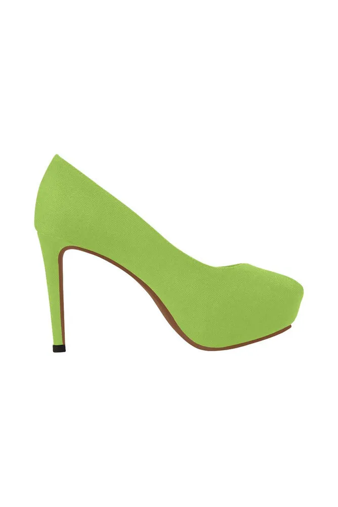 Lime Green Women's High Heels