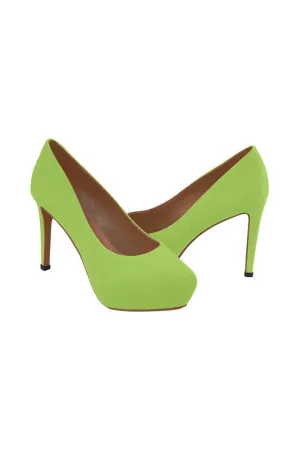 Lime Green Women's High Heels