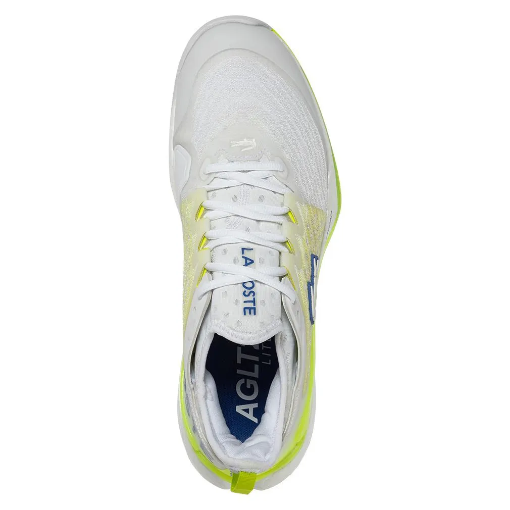 Men's AG-LT23 Lite Tennis Shoes White and Yellow