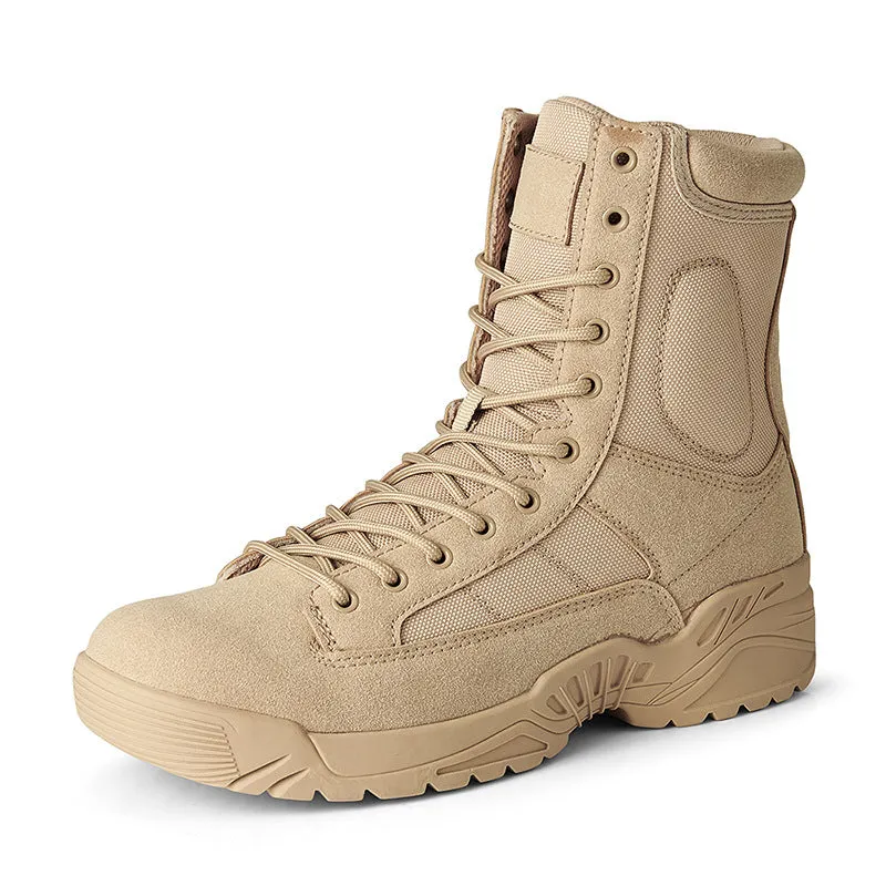 Men's high cut tactical boots Durable training shoes Outdoors combat boots