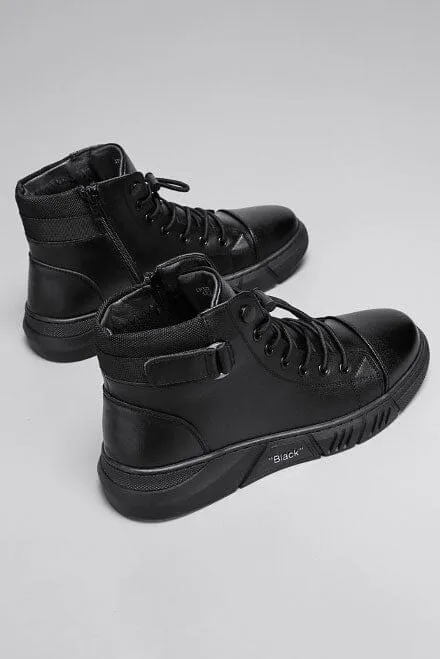 Men's High Top Lace-Up Sneakers