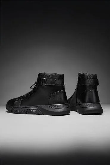 Men's High Top Lace-Up Sneakers