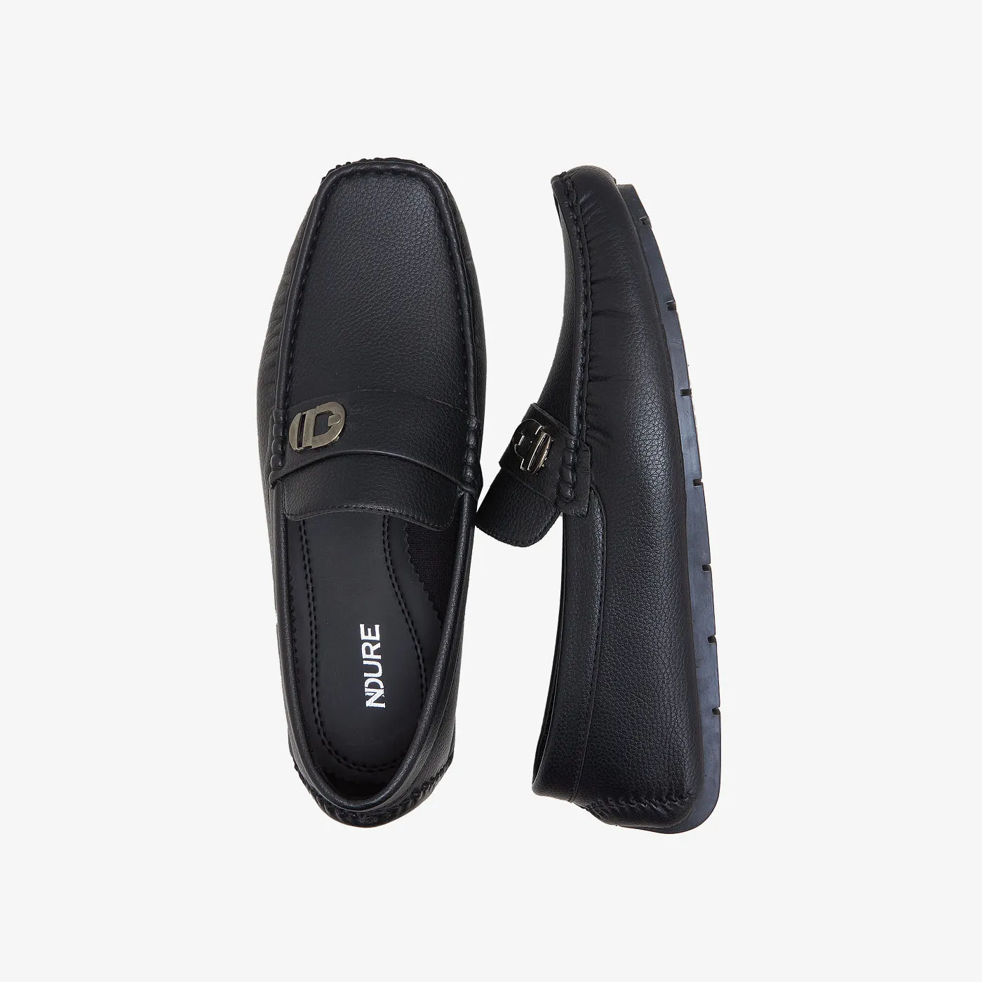 Men's Side Buckle Loafers