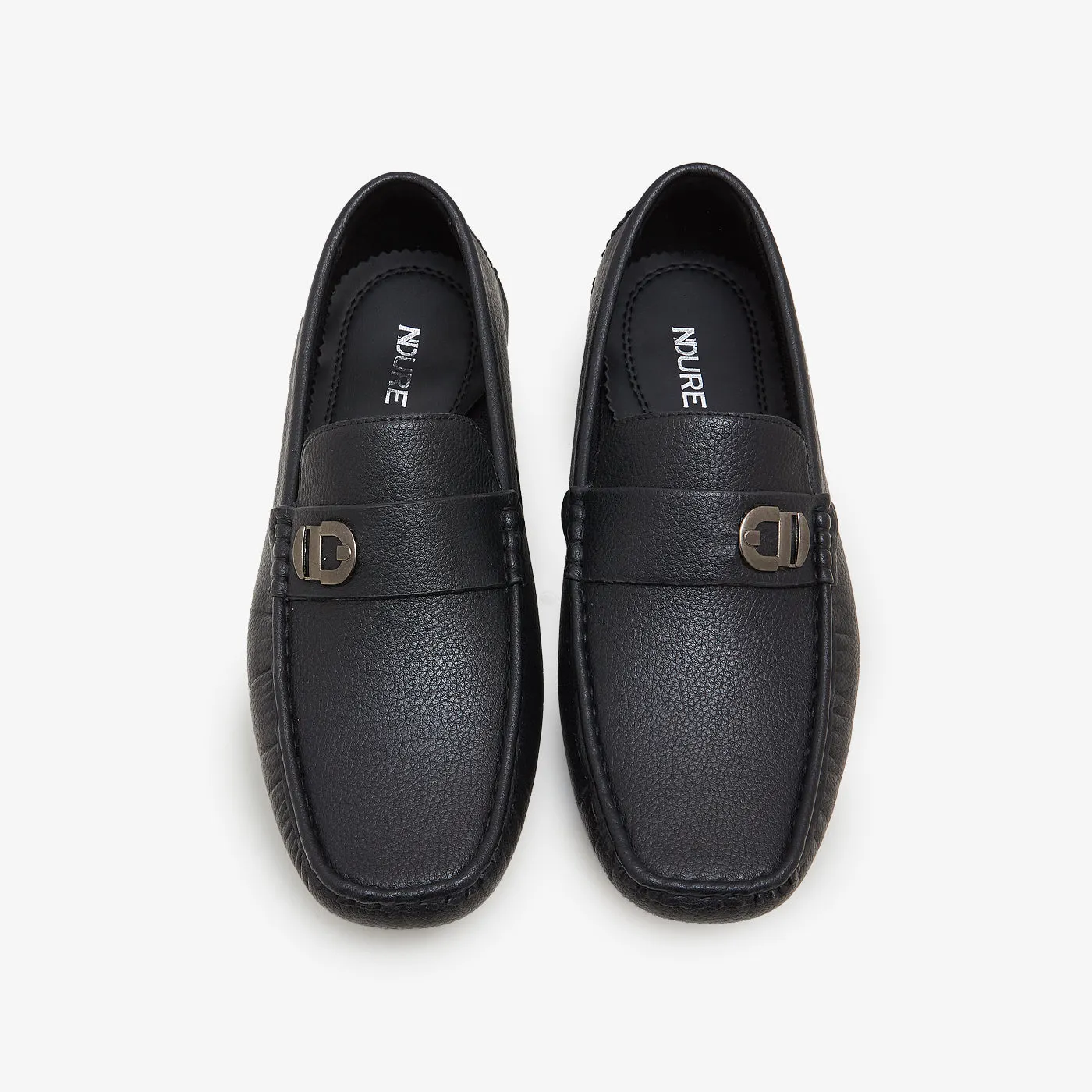 Men's Side Buckle Loafers