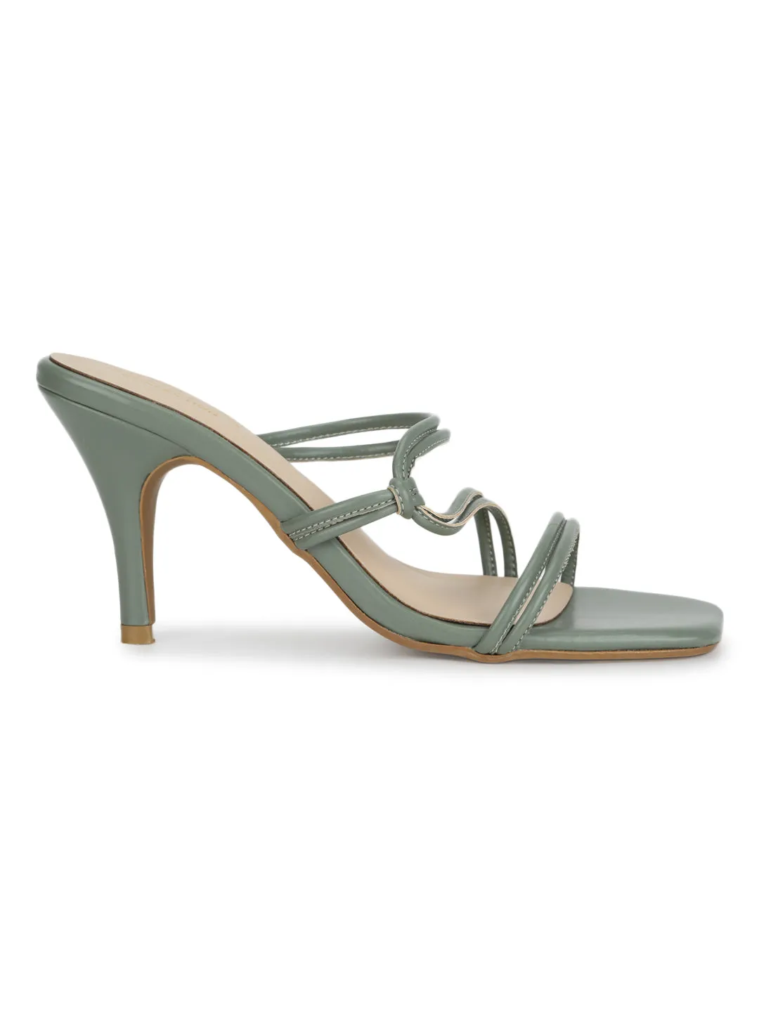 Mint Green PU Double Strap Stiletto Sandals (TC-ST-1298-MNT)