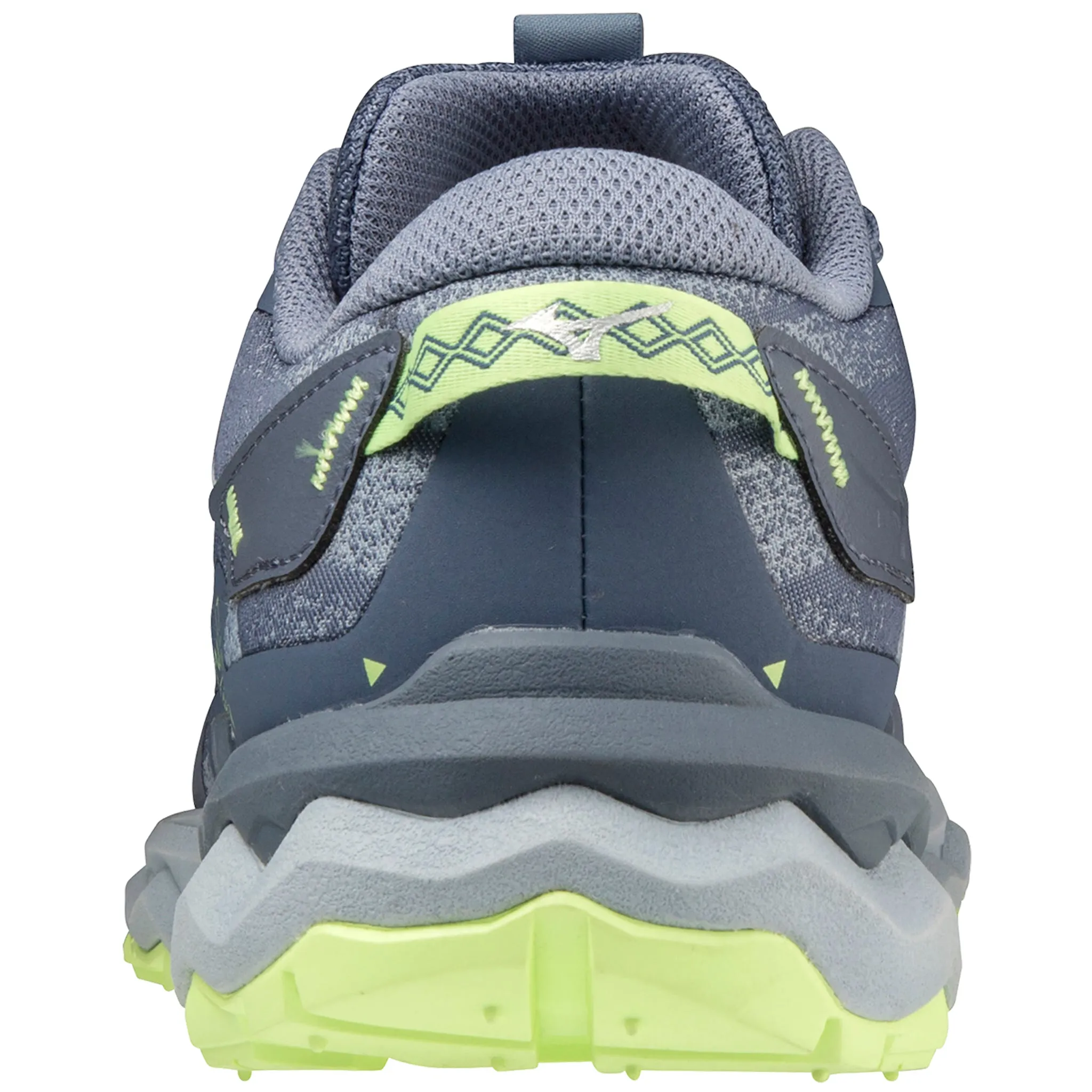 Mizuno Wave Daichi 7 Women's Indigo Subdued Blue Neo Lime UK 8 ONLY