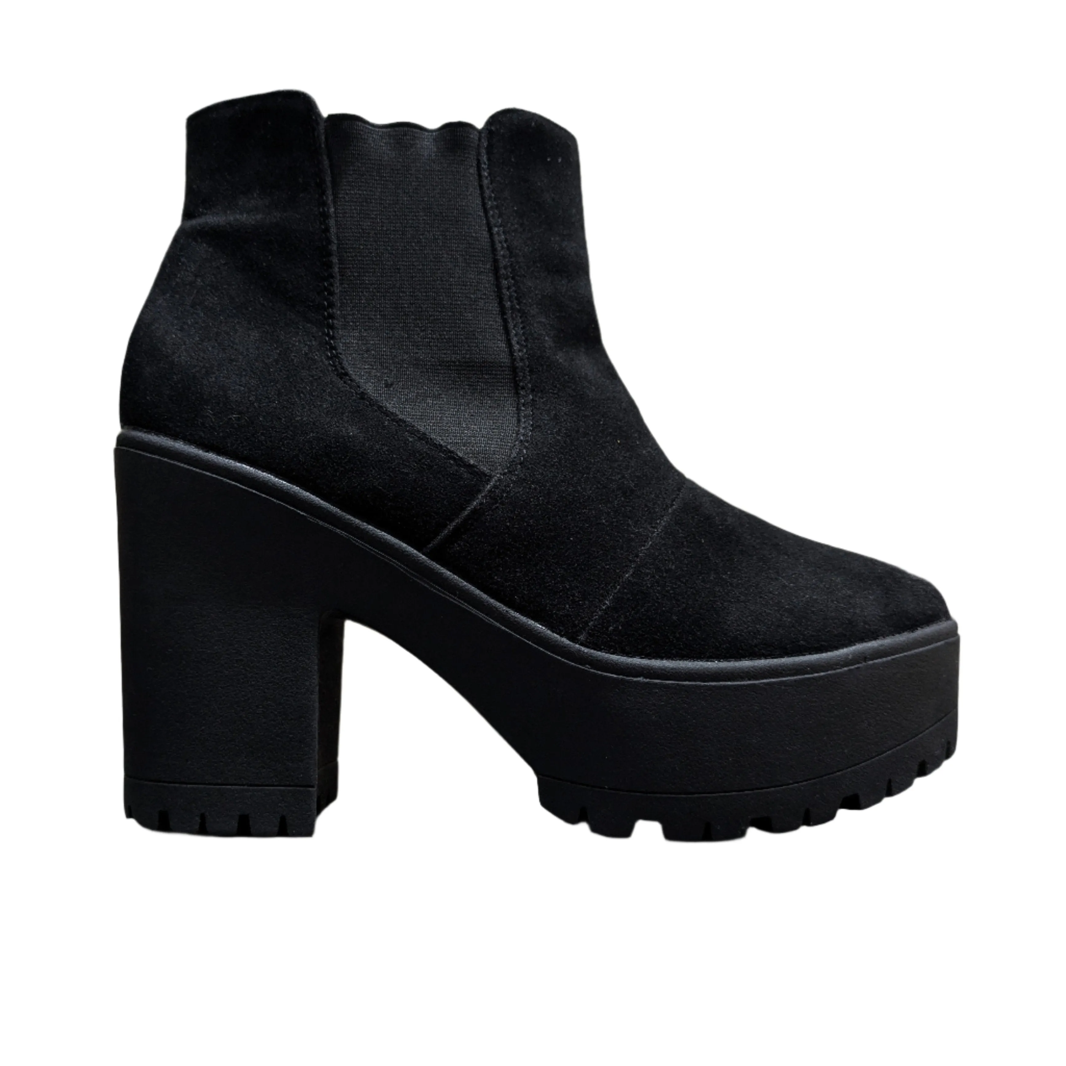 New Look Slip-on Booties Black Casual Look Size UK 6 / EU 39 / US 8