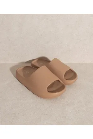 OASIS SOCIETY Wyatt Comfort Slides, Nude