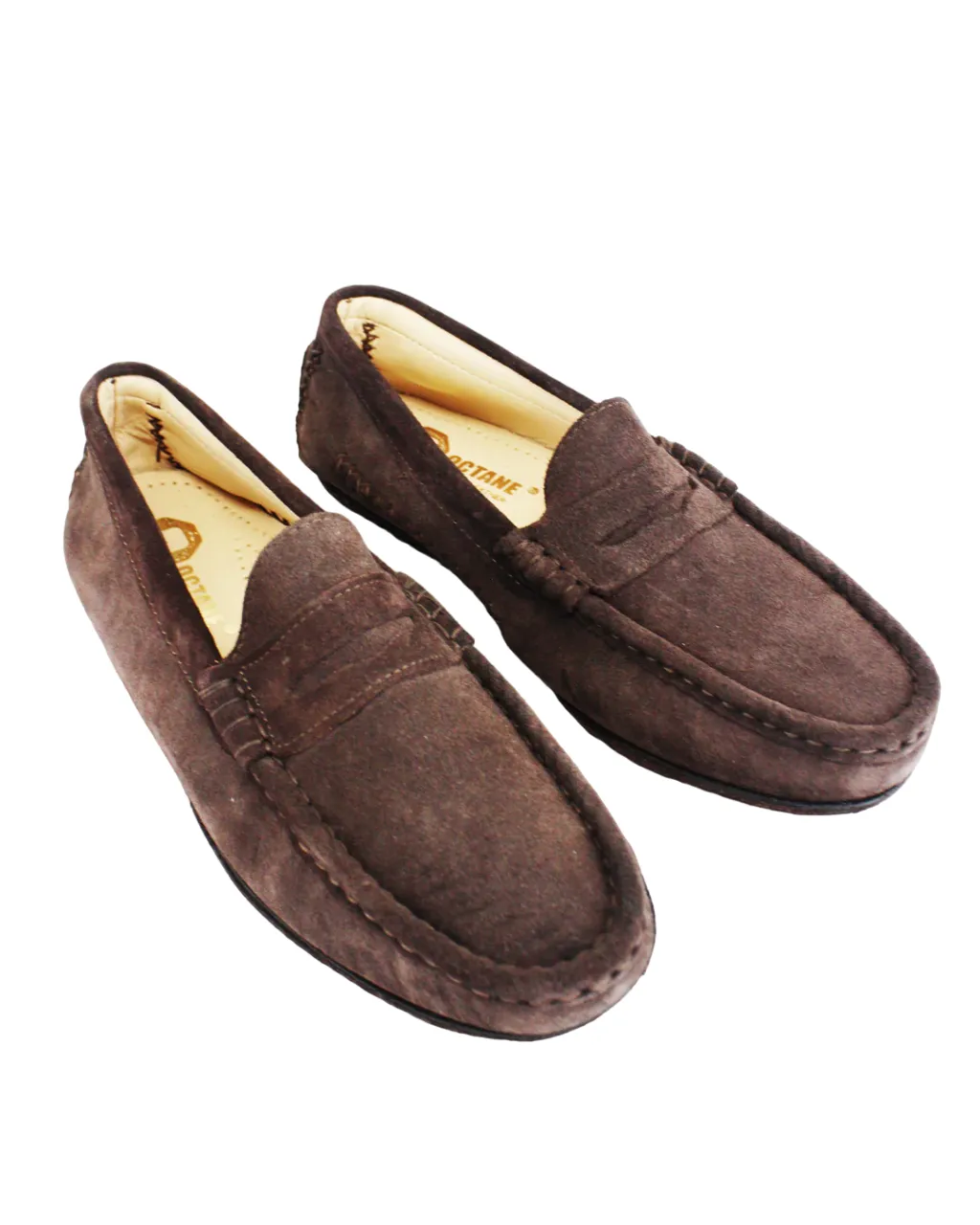 OCTANE CARVELLA CHOC SUEDE MOCCASSIN