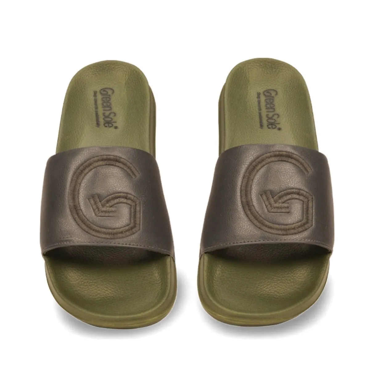 Olive Mens Slider | Made with Recycled Materials