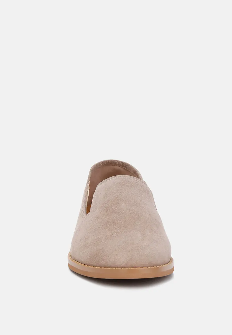 Oliwia Classic Suede Loafers