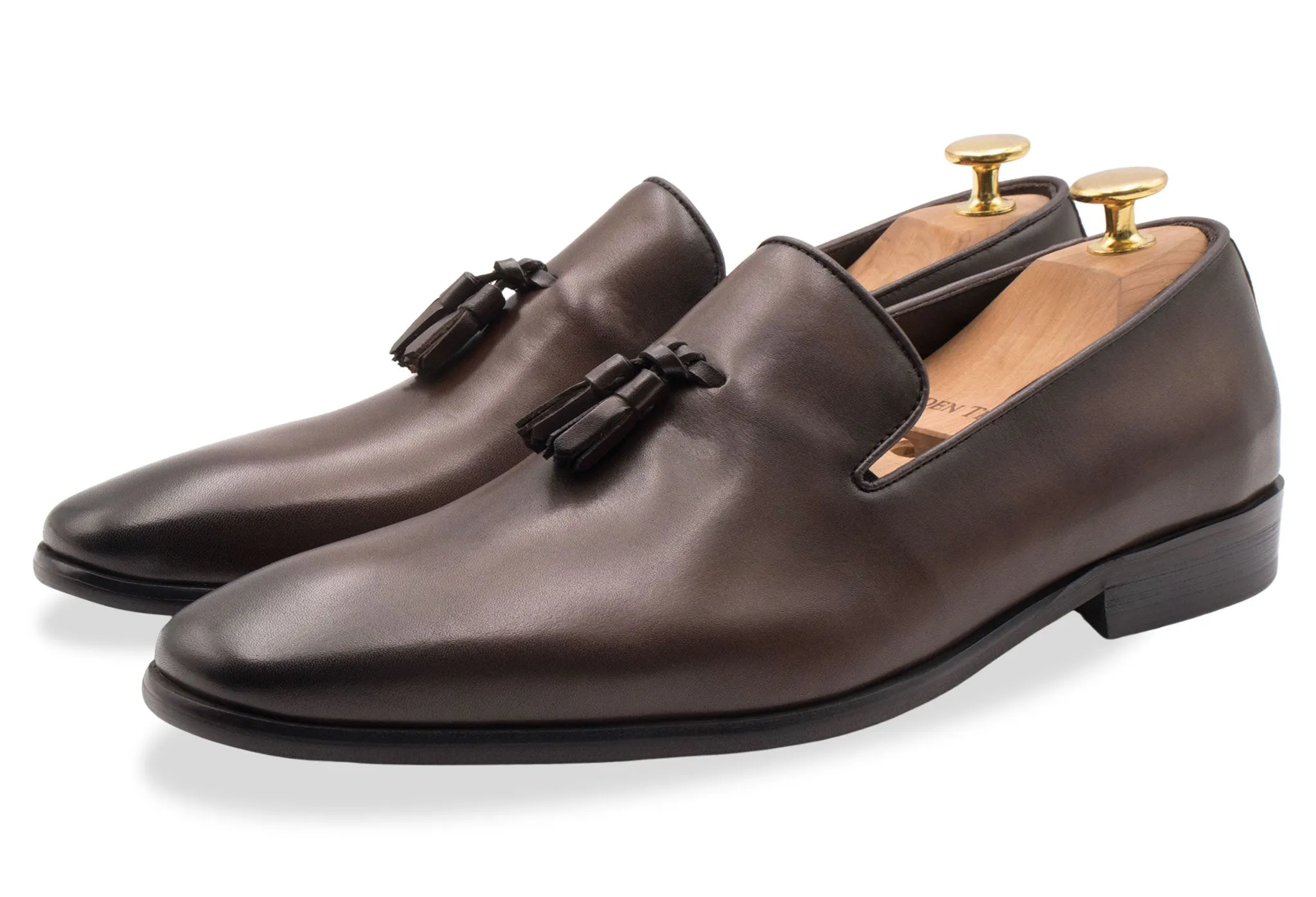 Polvorines Walnut Wholecut Tassel Loafer