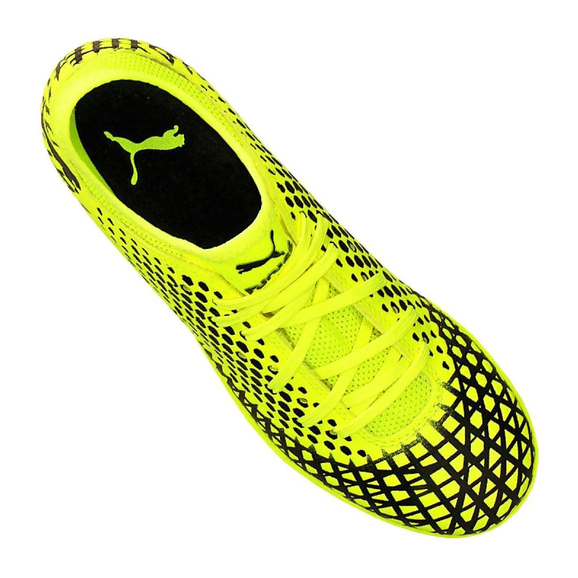 Puma 4.4 future FG/AG Moulded junior football boots- Yellow Alert