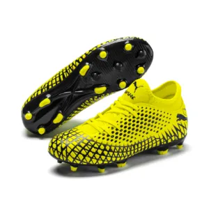 Puma 4.4 future FG/AG Moulded junior football boots- Yellow Alert