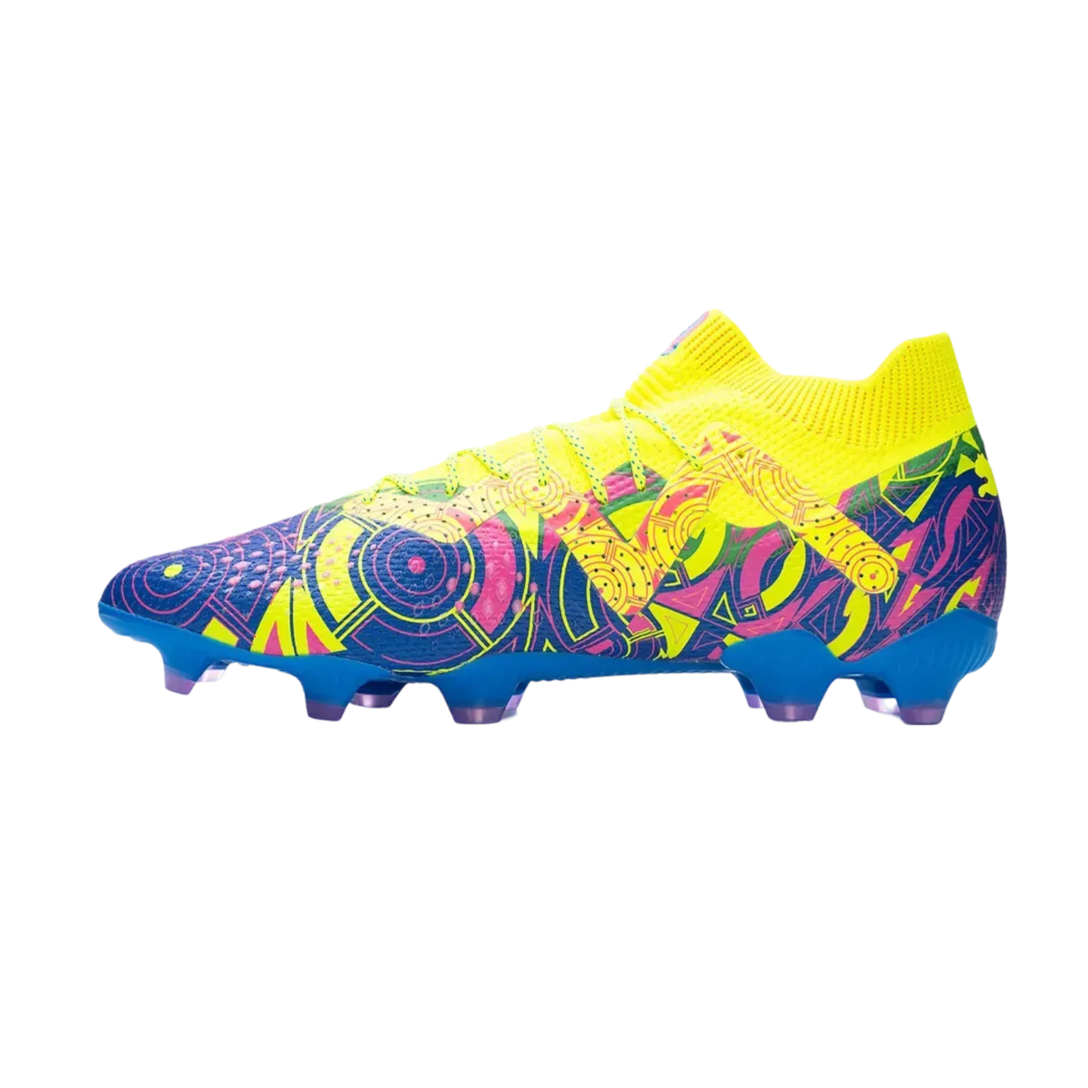 Puma Future Ultimate FG/AG Yellow Blue - Goatkits Boots