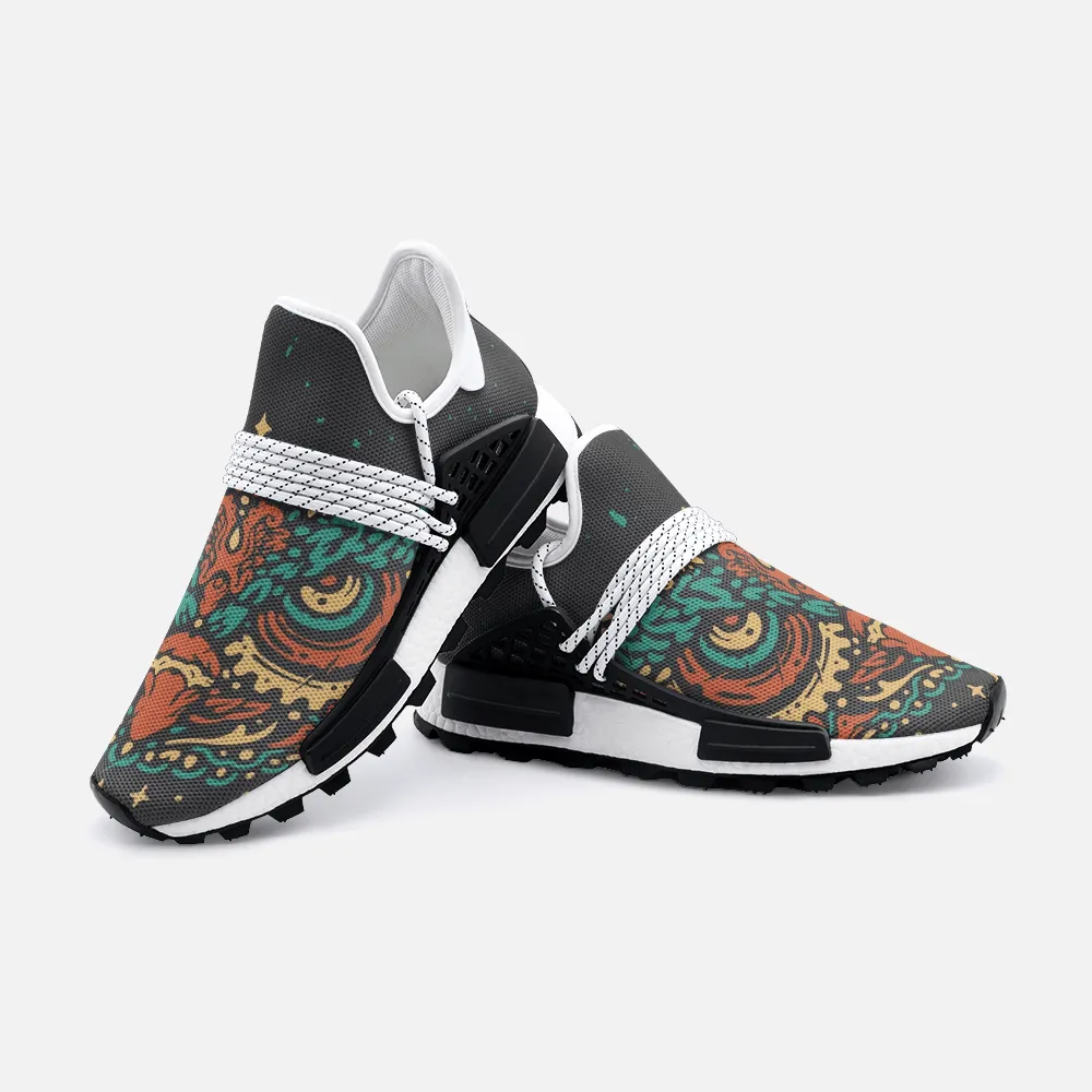 Red  eye Owl Unisex Lightweight Custom shoes