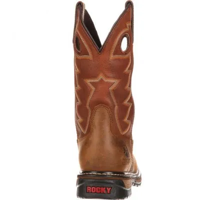 Rocky Original Ride Branson Saddle Roper Western Boot 2775