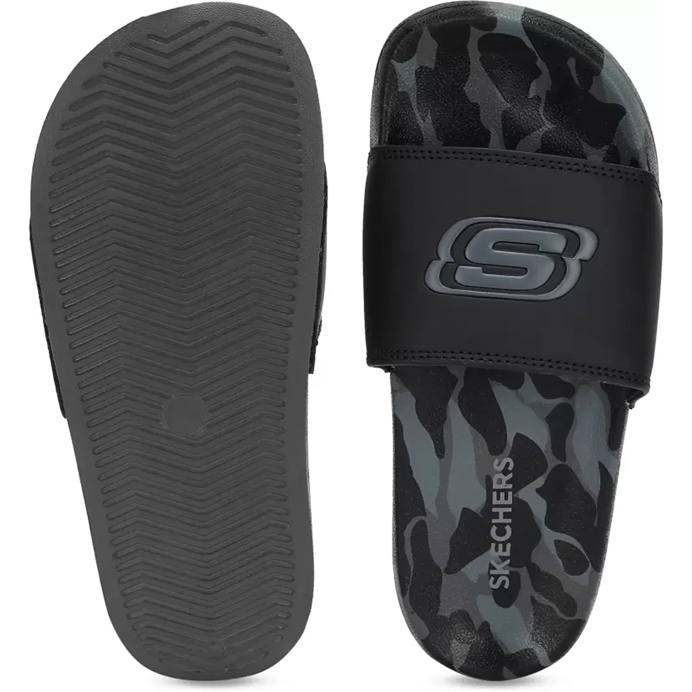 Skechers Men Side Lines 2.0 Sandals (8790102-BKGY)