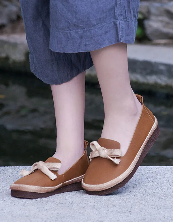 Spring Comfortable Slip-On Retro Flats