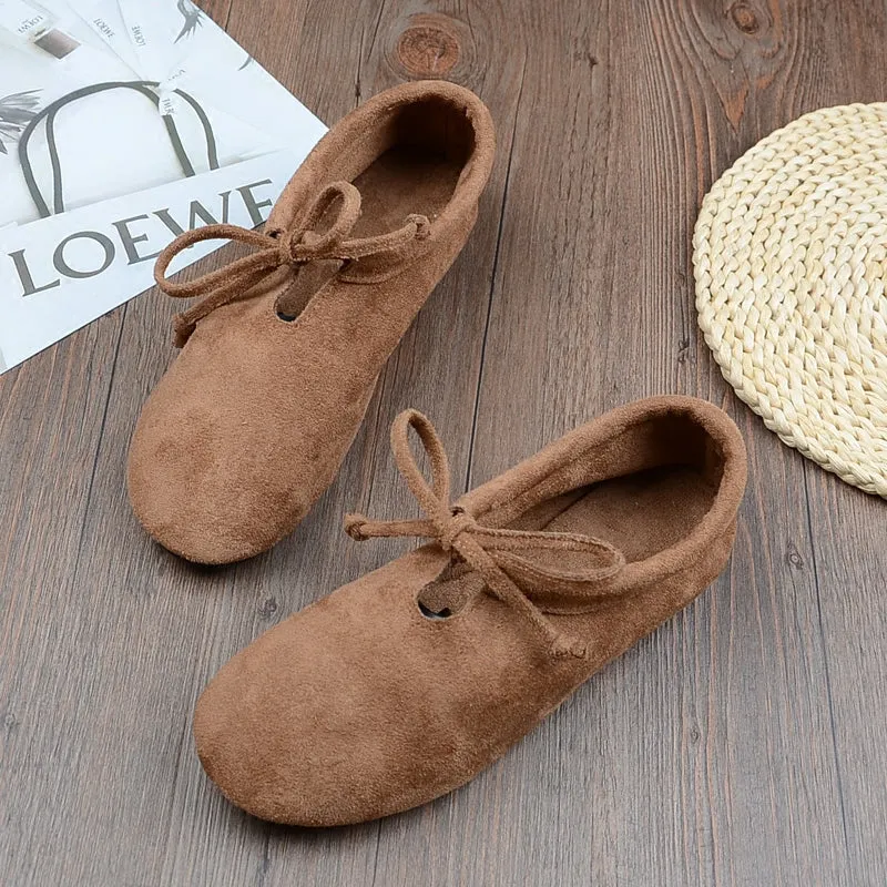 Spring Comfortable Suede Women's Flats