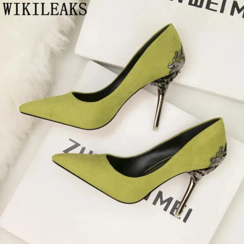 Stiletto High Hills For Women Office Shoes