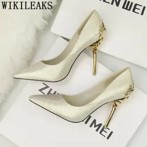 Stiletto High Hills For Women Office Shoes