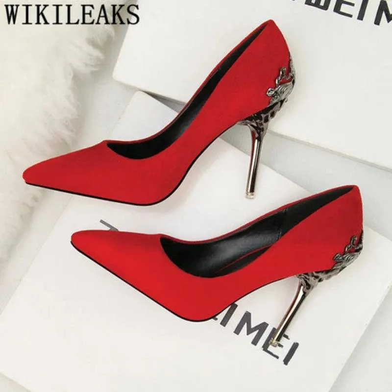 Stiletto High Hills For Women Office Shoes