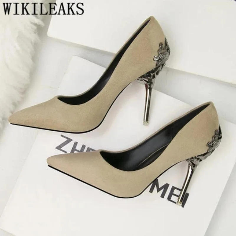 Stiletto High Hills For Women Office Shoes