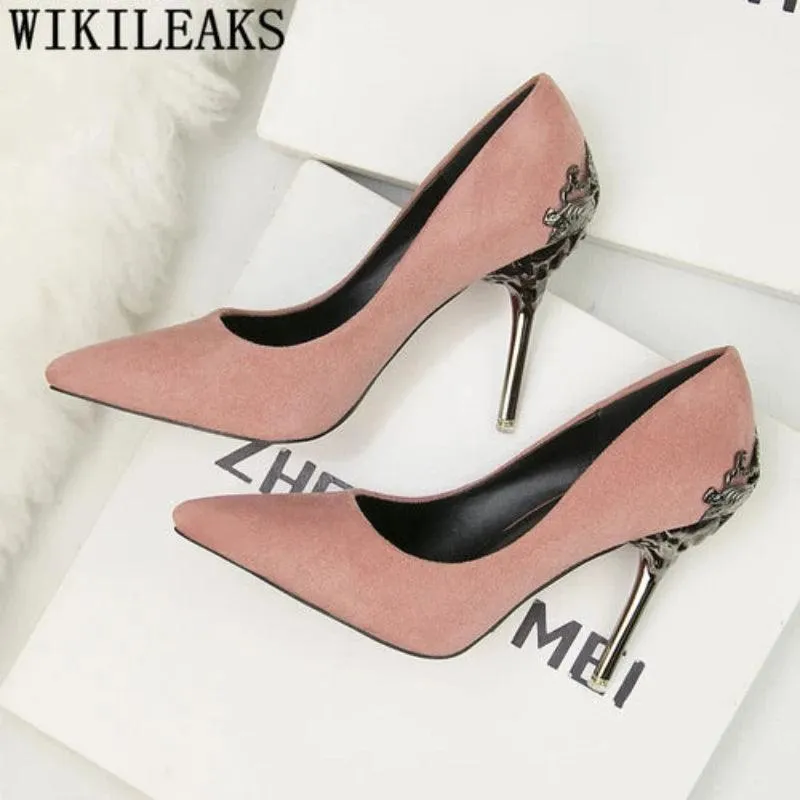 Stiletto High Hills For Women Office Shoes