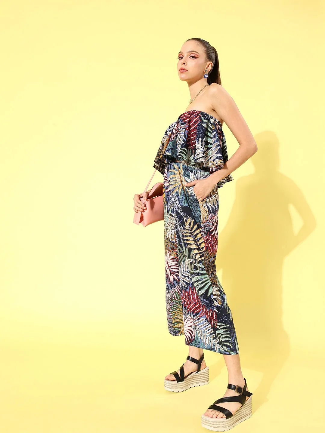 Style Quotient Women Stylish Blue Printed Vacay Attire