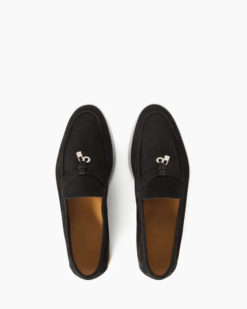 Suede Solid Color Flat Large Size Loafers