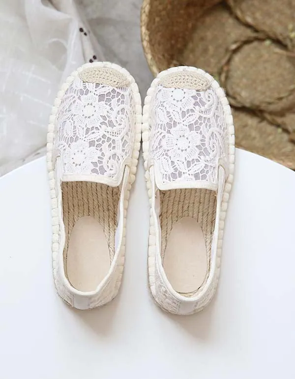 Summer Soft Bottom Comfortable Lace Flats