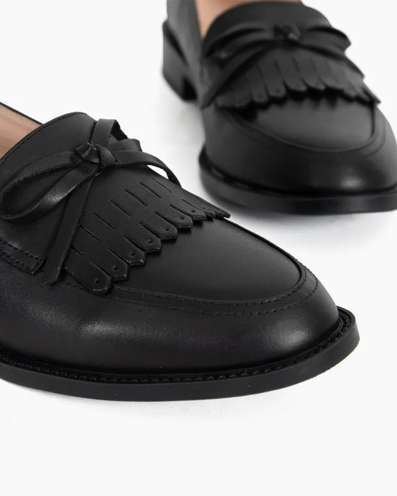 Tassel Casual Slip on Leather Loafers