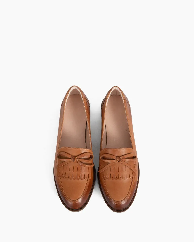 Tassel Casual Slip on Leather Loafers