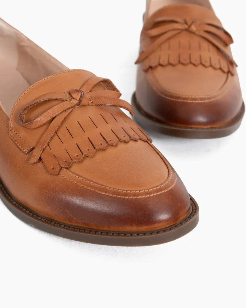 Tassel Casual Slip on Leather Loafers