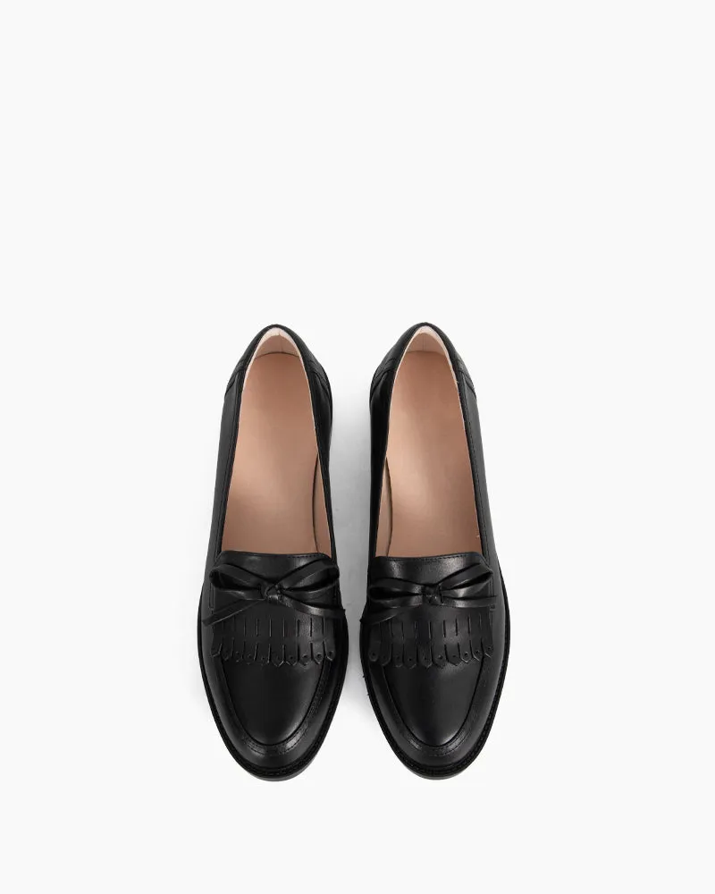 Tassel Casual Slip on Leather Loafers