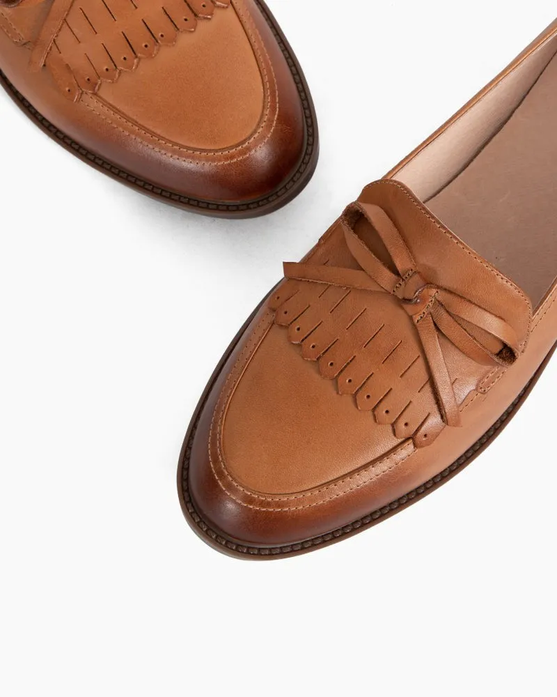 Tassel Casual Slip on Leather Loafers