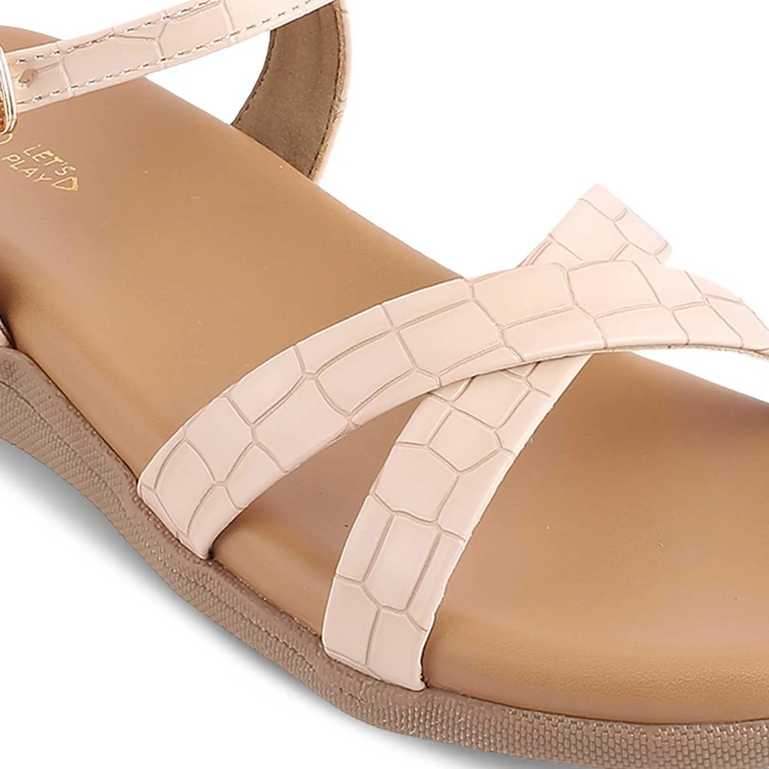 The Crosstile Beige Women's Casual Flats Tresmode