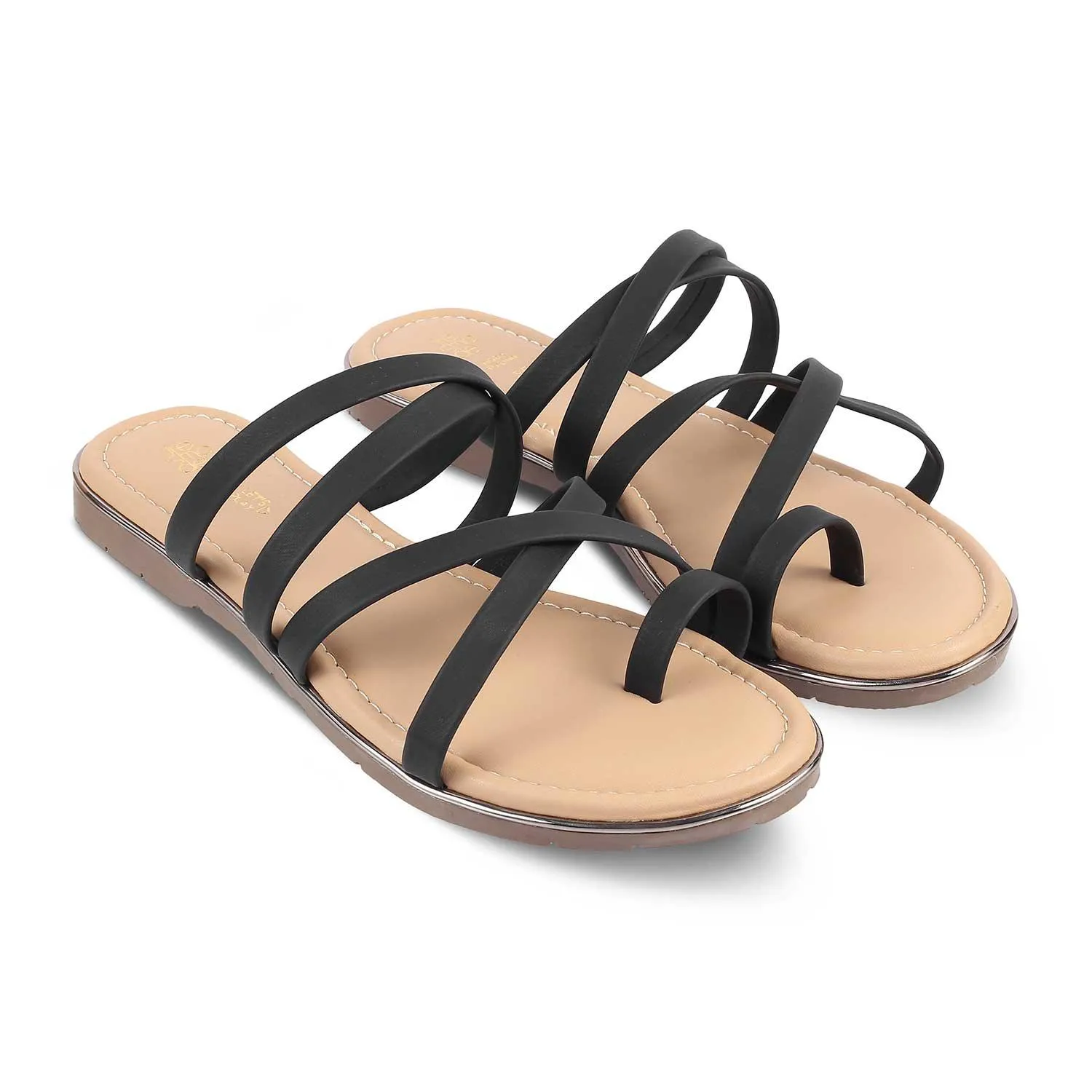 The Mace Black Women's Casual Flats Tresmode