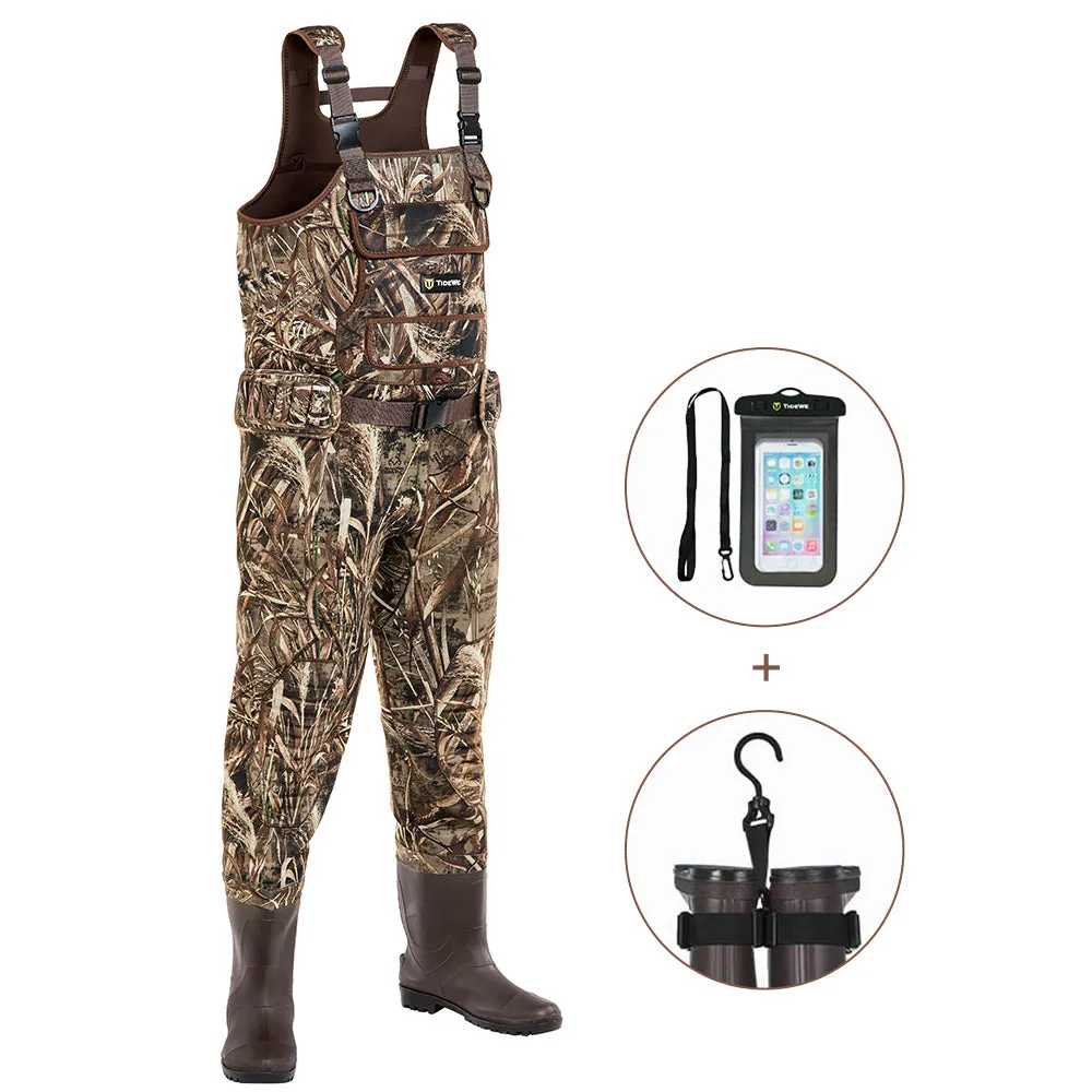 TideWe® Chest Neoprene Waders with Boots Hanger Waterproof