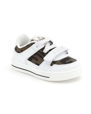 Toddler White FF Sneakers