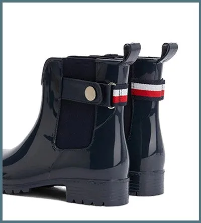 TOMMY HILFIGER ANKLE RAINBOOTS