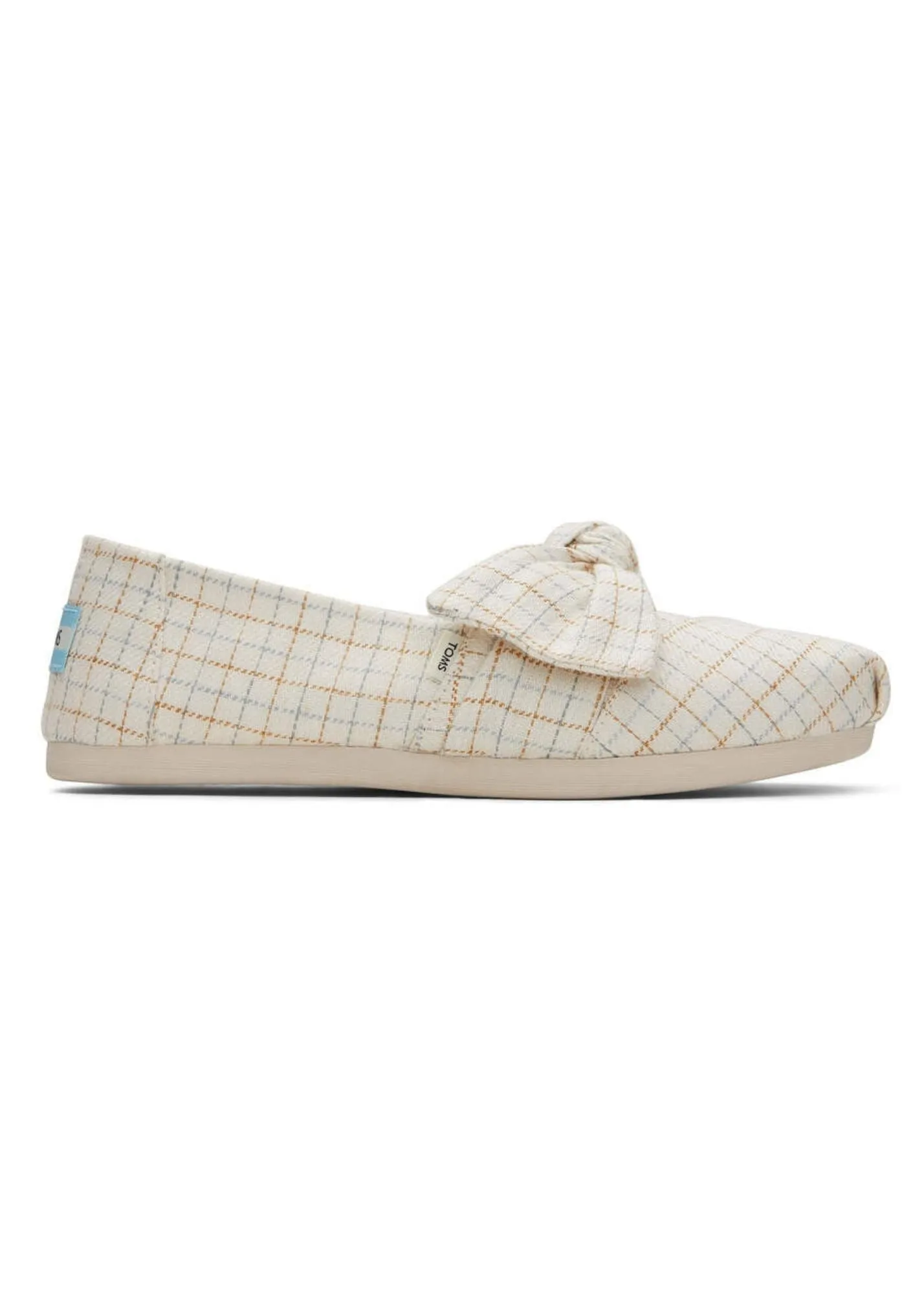 TOMS® Alpargata Checkered Bow - FINAL SALE